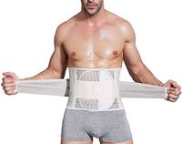 WW Men Belt Brace Accelerates Weight Loss Sauna Waist Trainer Caloric Burner Belt,White,XL