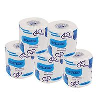 5/10 Rolls Soft Paper Towels,3PLY Sheets,Multifold Toilet Paper,White, Flexible, Skin-friendly, Absorbs water, Paper Towel Roll for Home Kitchen (5)