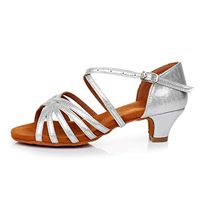 KANGMOON Womens Summer Sandals Women Ladies Low Princess Dancing Ballroom Tango Latin Shoes Sandals 41