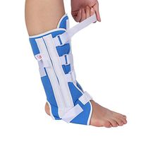 Knee Brace Support,Adjustable Knee Joint Support Ankle Strap,Orthosis Brace Support Sprain Strap,Foot Brace Joint Pain Relief Sports Injury Rehabilitation, Protection against Reinjury (L)