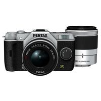 PENTAX interchangeable lens mirror Q7 double zoom kit [standard zoom 02 STANDARD ZOOM ? telephoto zoom 06 TELEPHOTO ZOOM] Silver Q7 SILVER WZOOM KIT 11533