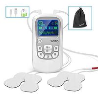 OSITO TENS Unit Rechargeable Electronic Pulse Massager Muscle Stimulator with 6 Reusable Pads - Pain Relief Therapy Machine with Dual Channel 25 Modes and 50 Intensity