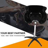 Adjustable Height Shampoo Sink Basin, Shampoo Hair Wash Basin Bowl Portable Salon Deep Basin with Drain Hose - US Stock