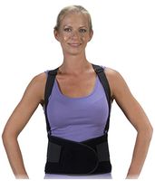 Bilt-Rite Mastex Health 8 Inch Econo-Rite Industrial Support, Black, X-Large