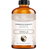 Ola Prima 8oz - Premium Quality Vanilla Essential Oil (8 Ounce Bottle) Therapeutic Grade Vanilla Oil
