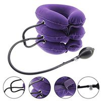DXFK.AM Neck Traction Neck Cervical Traction Collar Device for Neck and Back Pain Relief, Inflatable Spine Alignment Pillow, Ideal for Spine Alignment and Chronic Pain Relief