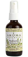 Meditation Aromatherapy Aromatic Mist Spray 2 Oz (59ml) Pure Essential Oils