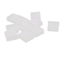 uxcell a14121500ux0308 Plastic USB Type A Male Anti-Dust Stopper Cap Cover Protector Clear Pack of 10
