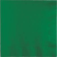 Creative Converting Paper Napkins, 3-Ply Luncheon Size, Emerald Green Color, 50-Count Packages (Pack of 5)