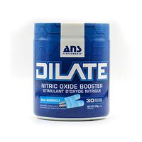 ANS Performance DILATE V2 - Nitric Oxide Pre Workout Supplement (30 Servings, 9.5 oz) - Stimulant & Caffeine Free, Strength & Pump Booster | Increases Blood Flow for Vascularity (Blue BOMBSICLE)