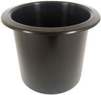 buybuynice for Single Black Drink Holder Plastic Boat Cup Holder RV Poker Table 2 7/8 inch Cup