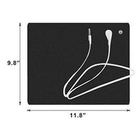 Earthing Mouse Pad, Grounding Mats for Computer to EMF and ESD Protection, Better Sleep and Working Grouded Mat Small Mouse Pads