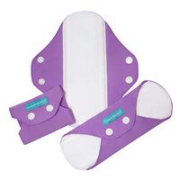 Charlie Banana Reusable Feminine Pads Regular Lavender, Lavender
