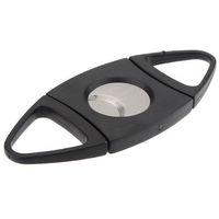 Eclipse Black Cigar Cutter Double Blade