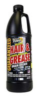 Instant Power 1969 Hair and Grease Drain Opener, 1 l, Liquid,Black