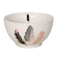 Porcelain Bowl Plumes 480 ml - Indians