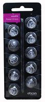 FCS miniFit RIC Domes for Oticon miniFit RIC Hearing Instruments 10-Pack (Power, 10 mm).