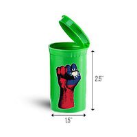 Taiwan Flag Hand First Aid Case Pill Container ID 4352G