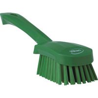 Vikan 41902 Heavy Duty Sweep Hand Brush, Polypropylene, Polyester Bristle, 10", Green