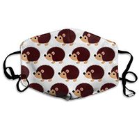 Fashion Earloop Face Ma.sk, Anti-Dust Mouth-Muffle with Adjustable Elastic Band - Windproof Cute Hedgehog Half Face Mouth Ma.sk