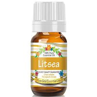 Pure Gold Litsea Essential Oil, 100% Natural & Undiluted, 10ml