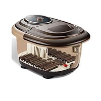 SCDZYP Foot tub-Foot Spa Massager with Heat – Lights and Bubbles - Soothe and Relax Tired Feet with All in One Therapeutic Home Salon and Massager Tub - Temperature Control - for Athletes Foot