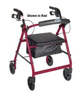 Drive Medical R726BK 4-Wheel Rollator 1 Each