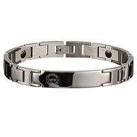 Anti EMF Ion Wristband for Men, 2400 ions, 1500 Gauss, Far Infrared Rays via Tourmalines + Germanium, Improves Performance, Sleep and Nerves