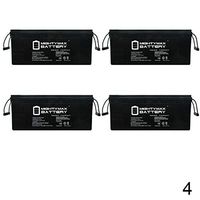 Mighty Max Battery 12V 200Ah 4D SLA AGM Battery Replacement for Solar Systems - 4 Pack Brand Product