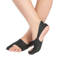 LLDY Bunion Splints Bunion Corrector Toe Straightener Bunion Relief - Orthopedic Brace Pads, Gel Toe Spacers for Hallux Valgus - Women, Men,Black,L