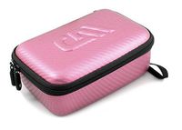 Casematix Pink Skin Care Case Compatible with 1 Amope Pedi Perfect Electronic Foot File with Small accessories and Amope Replacement Rollers, Includes Case Only