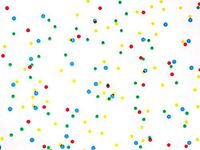 All Occasion Cello Gift Wrap - 40" x 100' - Primary Dots