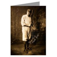 Babe Ruth Circa 1920 Note Card Set