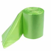 Kekow 8 Gallon Medium Trash Bags, Green, 125 Counts