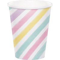 Creative Converting 329301 Unicorn Sparkle 96-Count 9-Ounce Hot/Cold Paper Cups