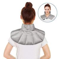 Microwavable Neck and Shoulder Wrap, Neck Heating Pad with Herbal Aromatherapy Heat and Cold Therapy for Stiff Neck, Shoulder Muscles Soreness, Arthritis Pain Relief