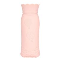 Hot Water Bottle,Mini Portable Silicone Hot Water Bag,Hot & Cold Therapy,Great for Menstrual Pain Relief for Women,Arthritis, Headaches,Kids and Gifts,Long Cylindrical Shape