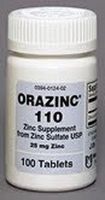 Orazinc 110 (100 Tablets)