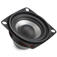 DROK Micro 12W Stereo Audio Speaker 2 Inches 4 Ohm Full Range Speaker 2.0 2.1 HiFi DIY Loudspeaker Woofer Speaker for Auto Car Motor Motorcycle