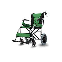 Wheelchairs Lightweight Transport Adult Folding, with Handbrakes,Lightweight Transport Foldable Backrest (Max User Weight - 285Lbs) Myhao,26inch