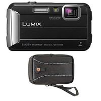 Panasonic LUMIX Active Lifestyle Tough Camera & Swiss Gear Case (Black)