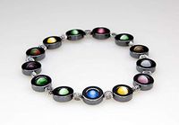 Multi-Color Magnetic Stretch Anklet (9-1/2")