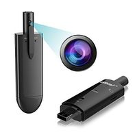 Hidden Spy Pen Camera, Conbrov TD88 720P HD Portable Mini Body Camera Video Recorder with Loop Recording, SD Card Not Included