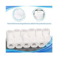 BPQ_W 12 Rolls Paper Towel Multifold Toilet Paper - 3-Ply Soft Skin-Friendly Toilet Paper Bath Tissue Rolls for Business Home - 100% Recycled Fiber Bulk Toilet Paper,White,120 Sheets Per Roll