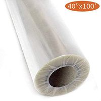 Adorox 40" Inch 100' Ft Clear Cellophane Wrap Roll (Meet FDA Specifications)
