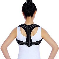 YC° Posture Corrector,Physical Therapy Posture Brace for Men or Women Adjustable Back Straightener,Back, Shoulder, and Neck Pain Relief - 28-48 inch