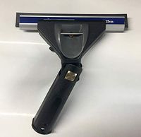 Sorbo 6 Inch Professional Window Squeegee with Solid Black Fast Release Handle