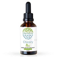 Chicory B60 Alcohol-Free Herbal Extract Tincture, Super-Concentrated Organic Chicory (Cichorium Intybus) Dried Root Powder (2 fl oz)