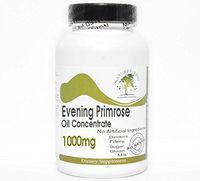 Evening Primrose Oil Concentrate 1000mg // 200 Capsules // Pure // by PureControl Supplements