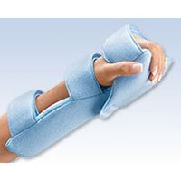 Florida Orthopedics Healwell Grip Splint Wrist Hand Finger Orthosis (WHFO), Left/Right, Light Blue
